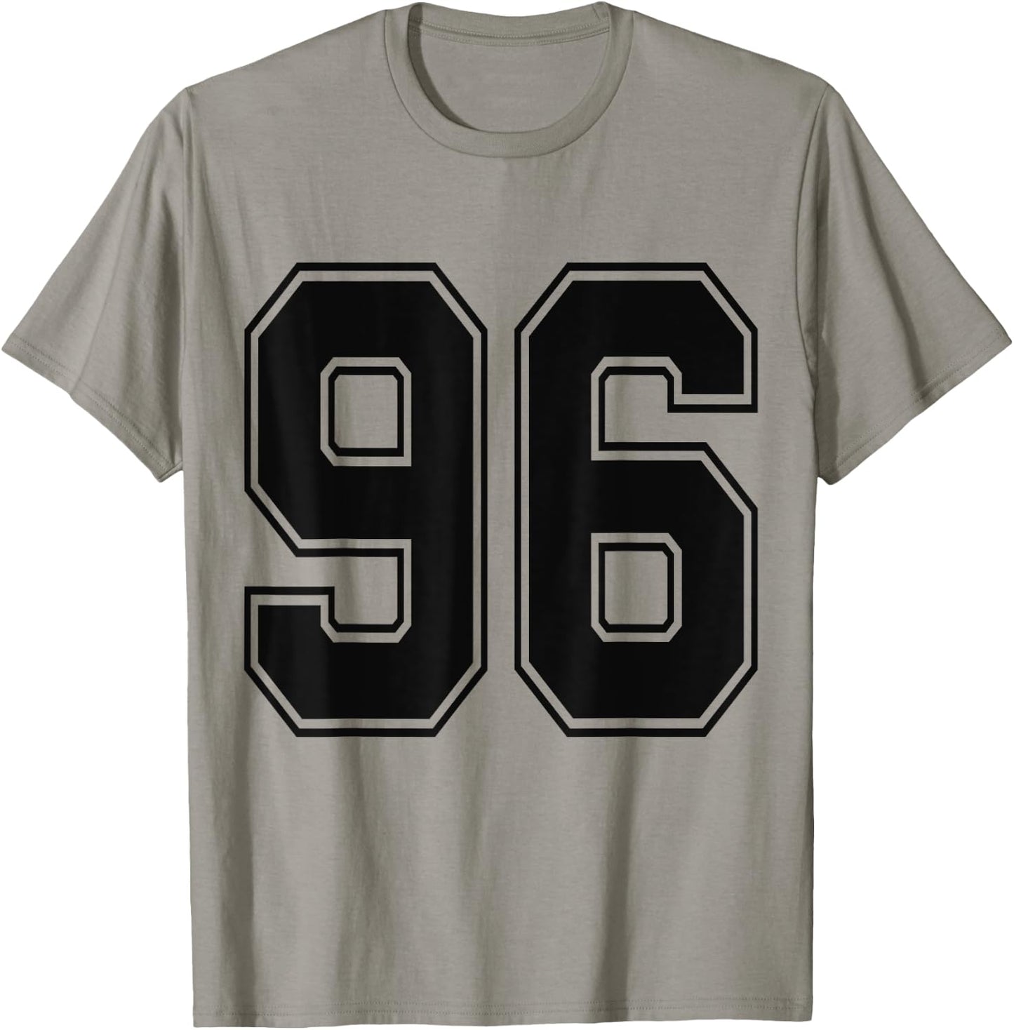 #96 Number 96 Sports. Jersey My Favorite Player #96 T-Shirt - T-Shirt | Sand