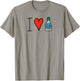 I Love Ranch Salad Dressing Funny T-Shirt - T-Shirt | Sand