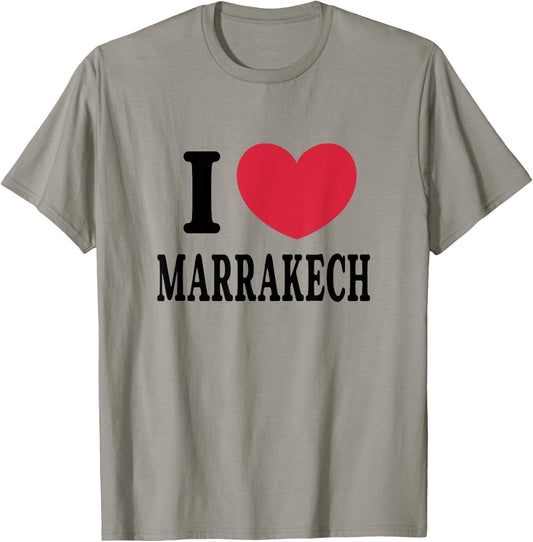 I Love Marrakech T-Shirt - T-Shirt | Sand
