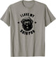 I Love My Shih Poo T-Shirt - T-Shirt | Sand