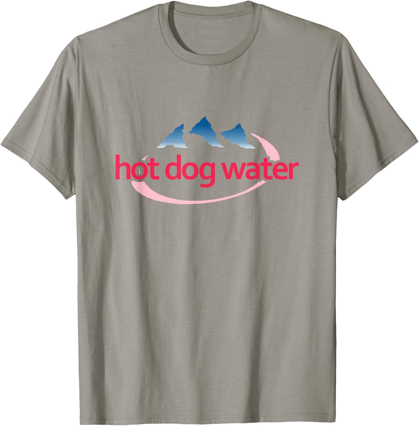 Hot Dog Water - Meme Funny Bottled Water T-Shirt - T-Shirt | Sand