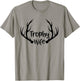 Trophy Wife Funny Hunters Wife Buck T-Shirt - T-Shirt | Sand