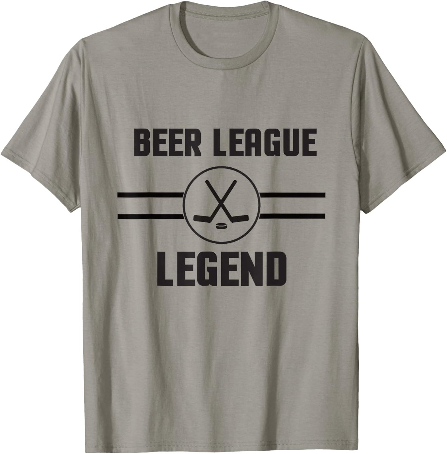 Beer League Legend Hockey T-Shirt - T-Shirt | Sand