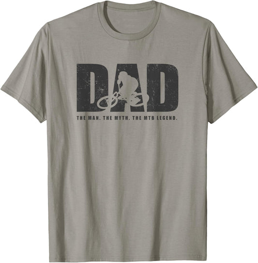 MTB Dad Mountain Bike T-Shirt - T-Shirt | Sand