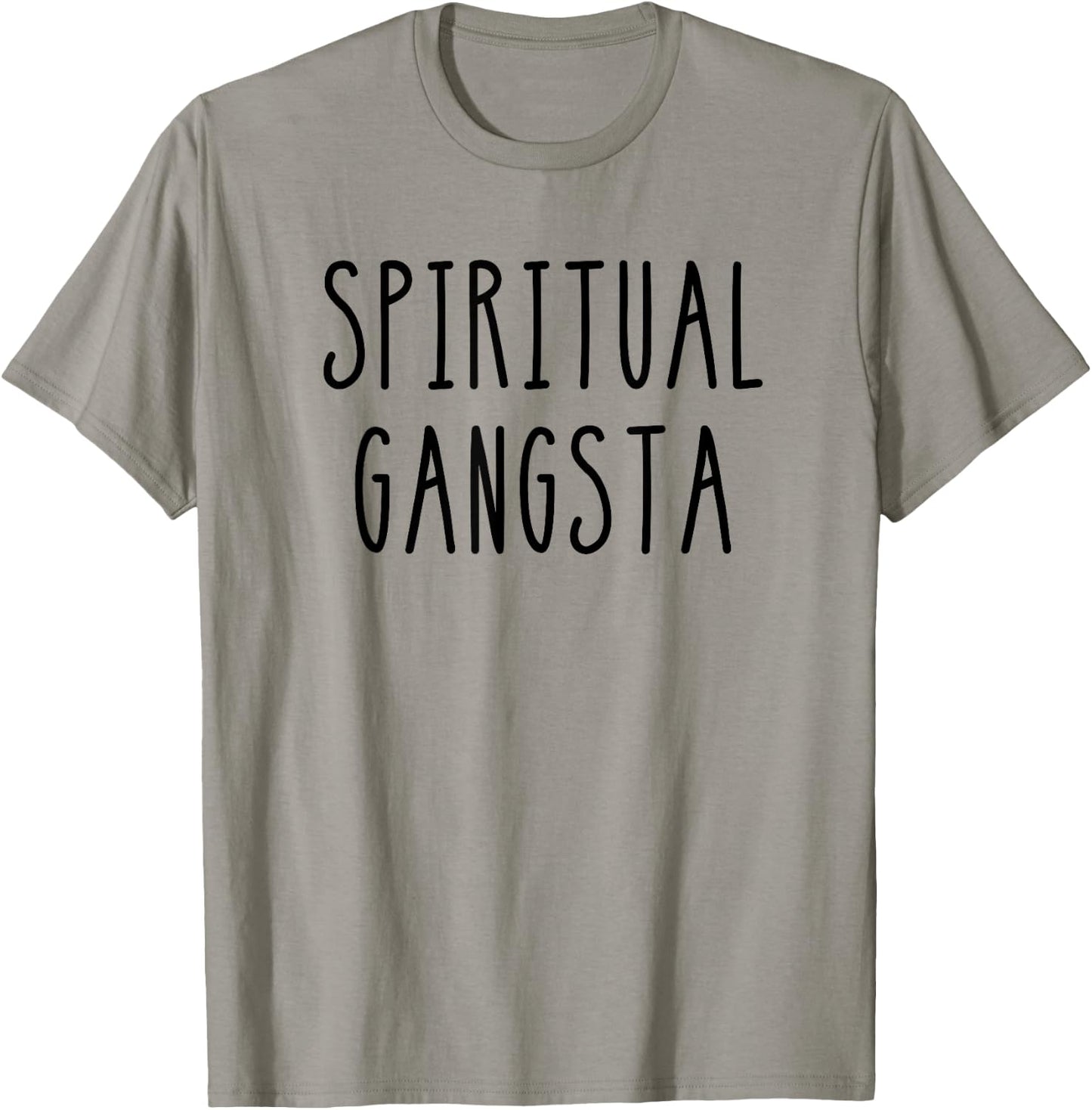 Yogi Funny Yoga Spiritual Gangsta T-Shirt - T-Shirt | Sand