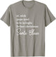 Santa Claus Kris Kringle St. Nick Names Christmas T-Shirt - T-Shirt | Sand