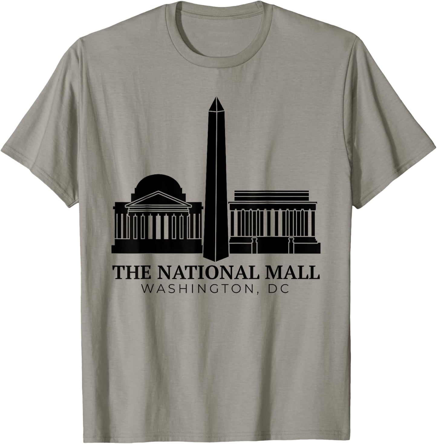National Mall Shirt Washington DC Vacation Souvenir T-Shirt - T-Shirt | Sand