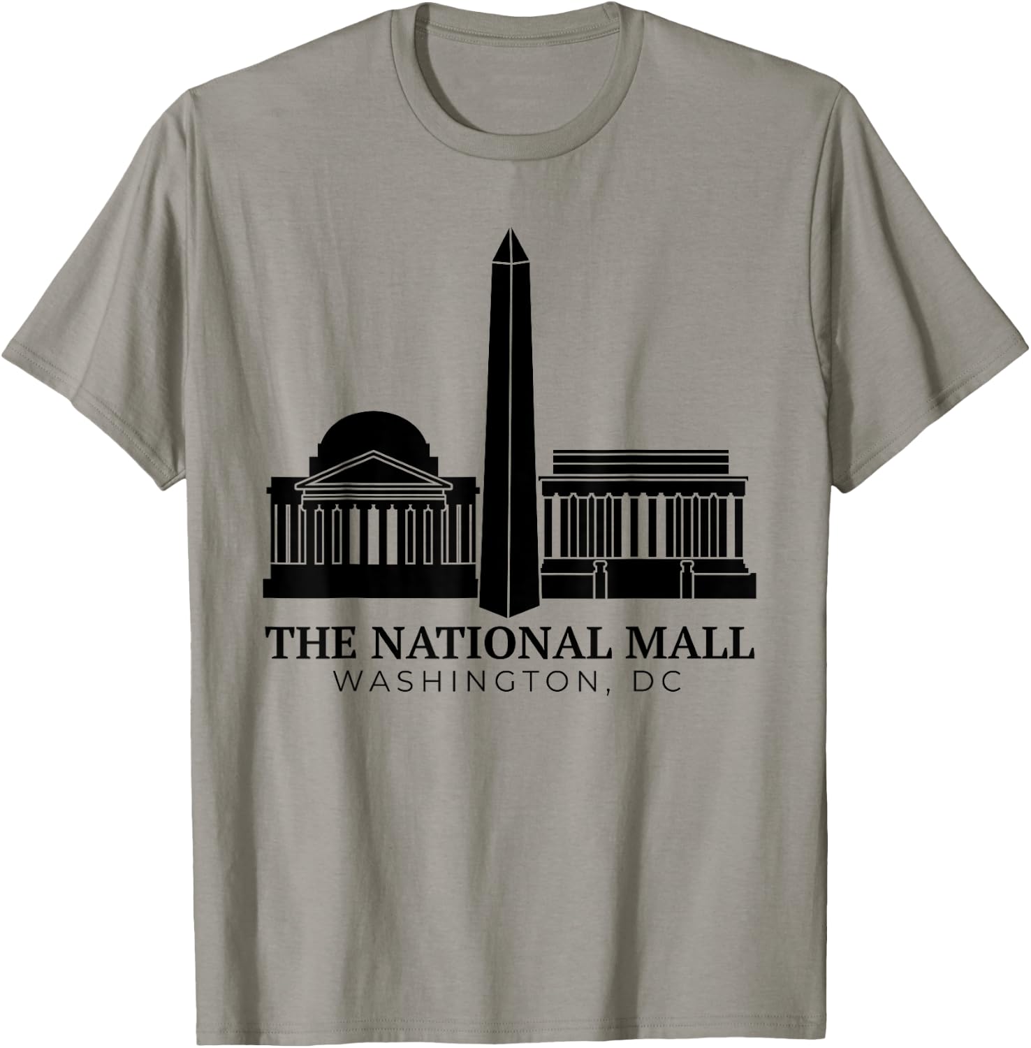 National Mall Shirt Washington DC Vacation Souvenir T-Shirt - T-Shirt | Sand