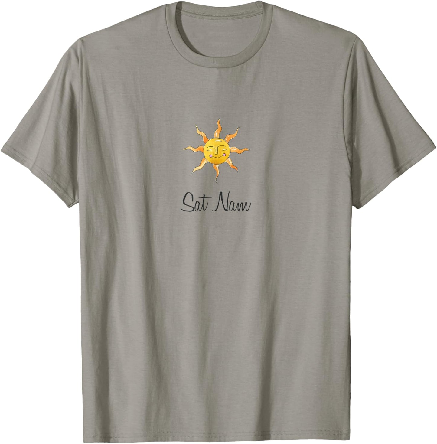 Cute Sat Nam Mantra Kundalini Yoga Lover Gift T-Shirt - T-Shirt | Sand