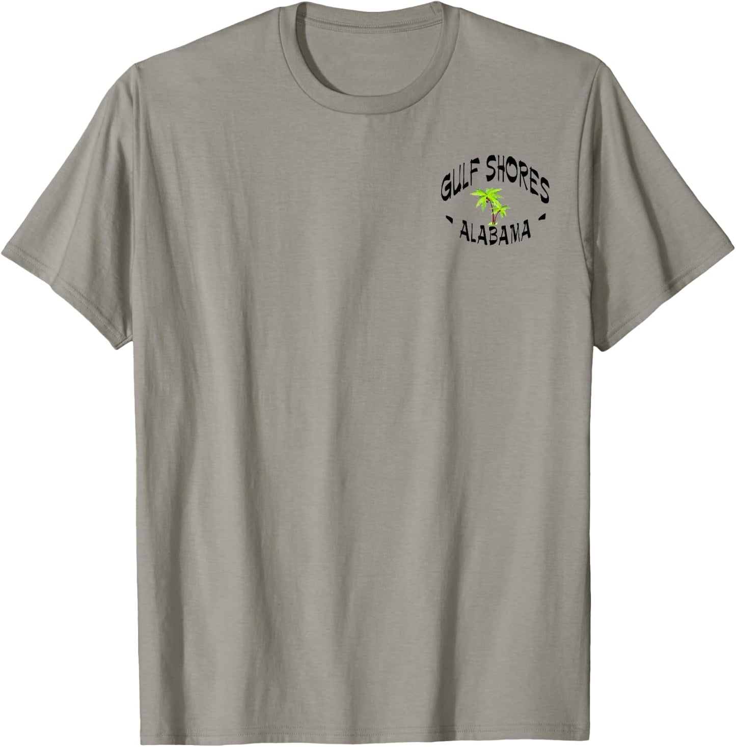 2 Sided Gulf Shores Alabama Tropical Vacation Paradise Gift T-Shirt - T-Shirt | Sand