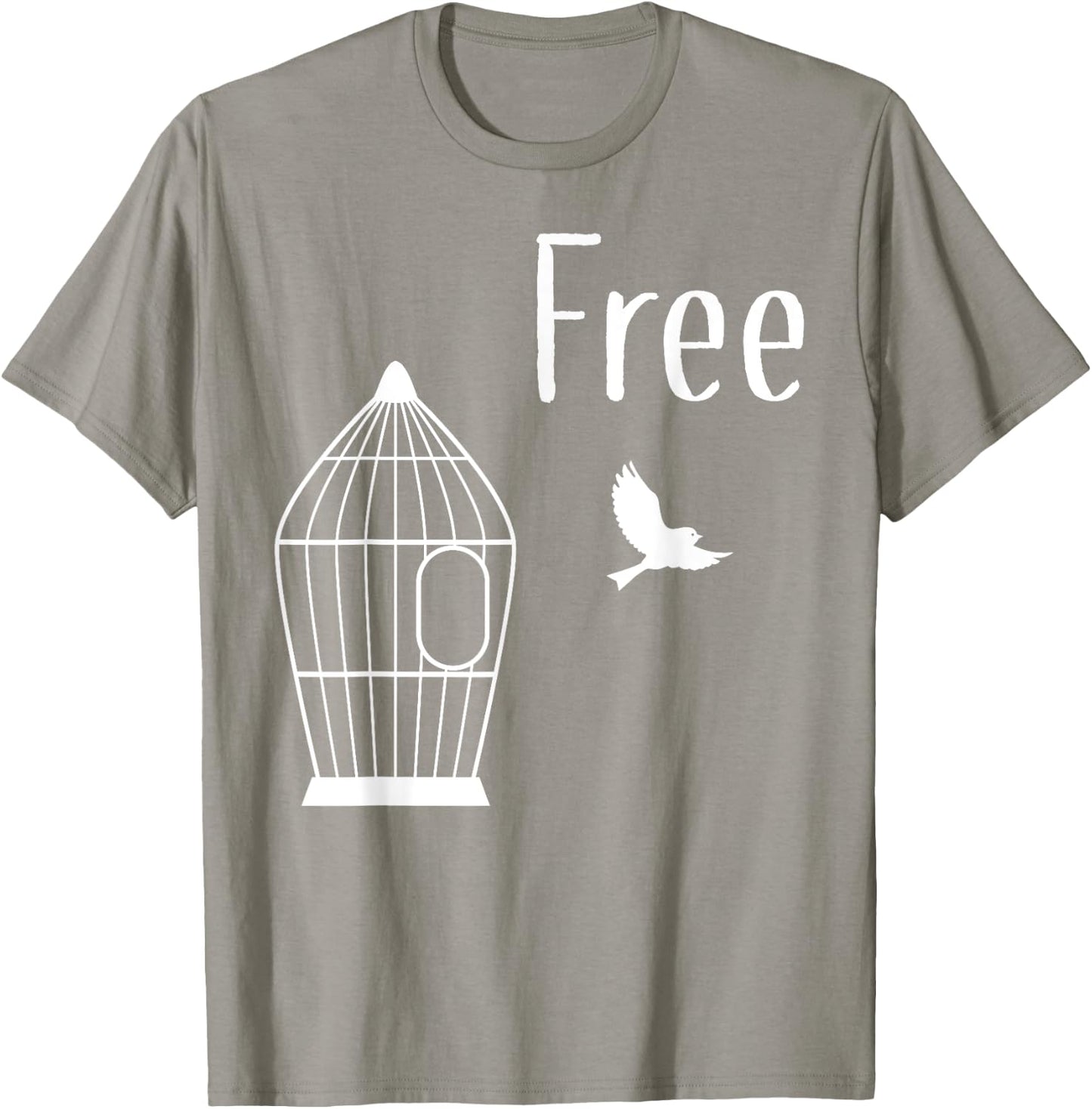 Free Indeed - Free Bird from Cage | T Shirt T-Shirt - T-Shirt | Sand