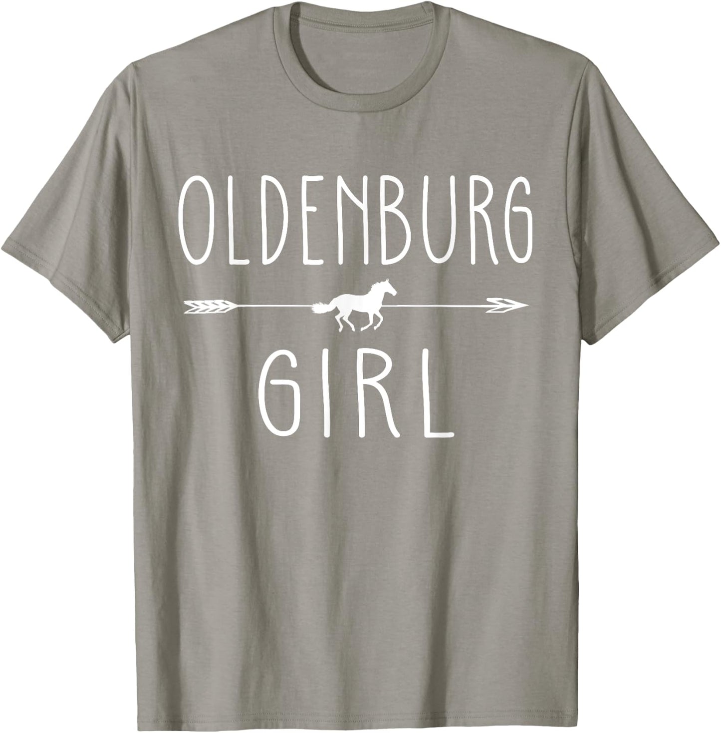 Oldenburg Horse Girl Shirt Gifts Horses Talk Derby To ME T-Shirt - T-Shirt | Sand