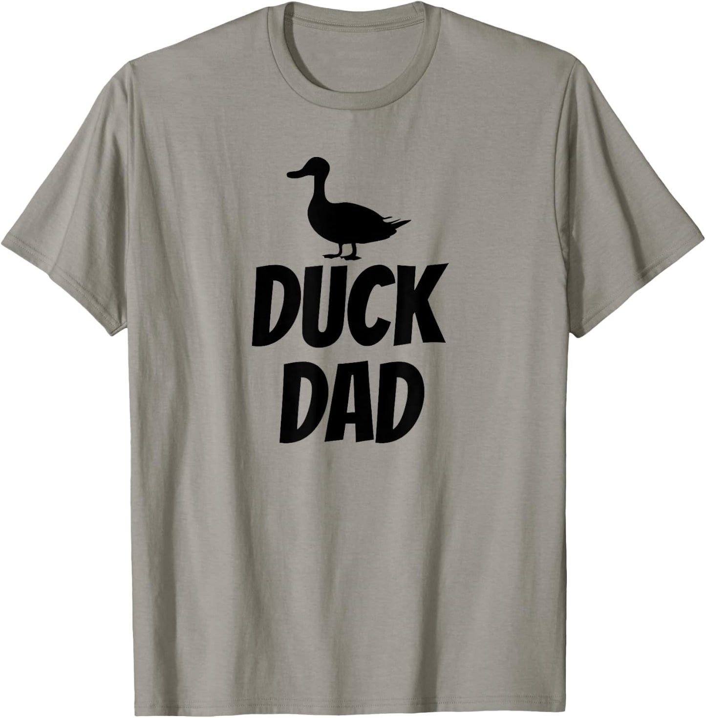 Duck Dad - Funny Cute Duck Pet Shirt Black T-Shirt - T-Shirt | Sand