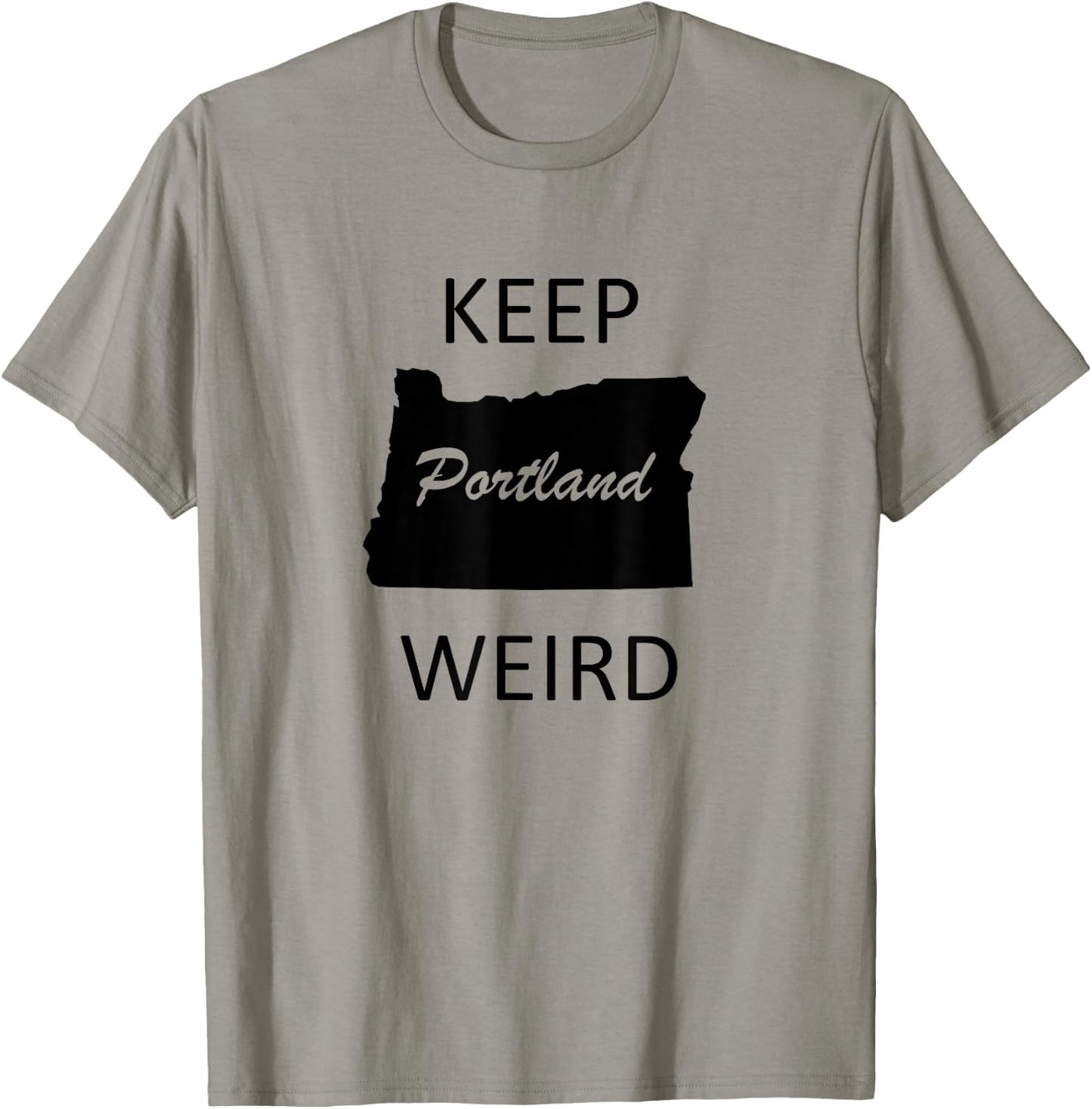 Keep Portland Weird Funny Gift Road Trip Oregon T-Shirt - T-Shirt | Sand
