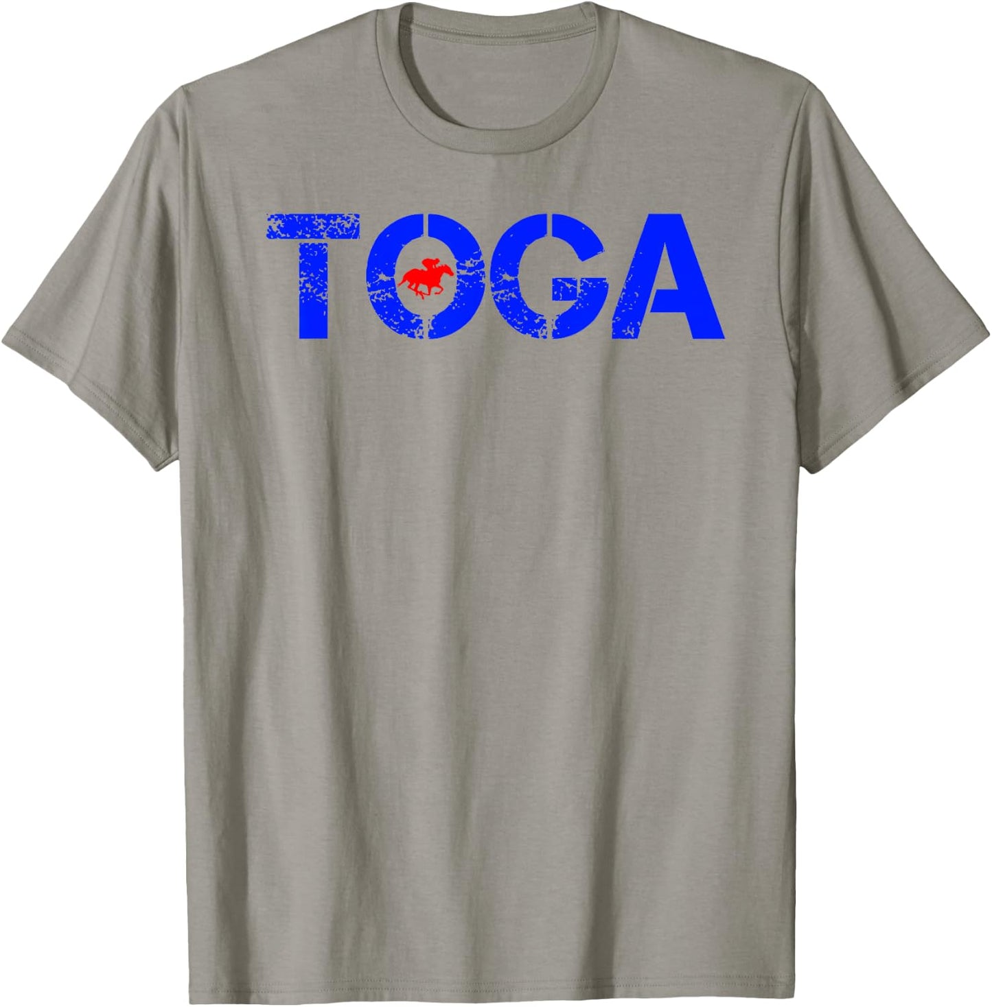 Toga Saratoga Springs Upstate New York Horse Racing T-Shirt - T-Shirt | Sand