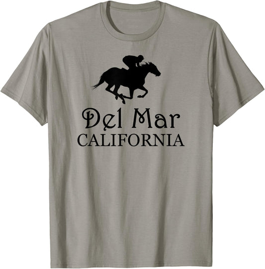 Del Mar California Horse Racing T-Shirt - T-Shirt | Sand