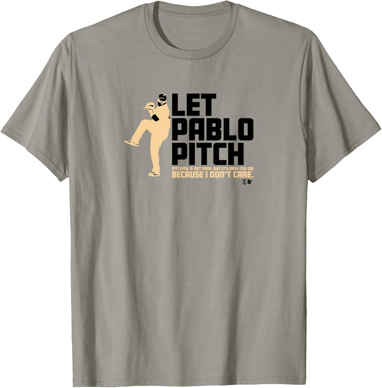 Officially licensed Pablo Sandoval - Let Pablo Pitch T-Shirt - T-Shirt | Sand