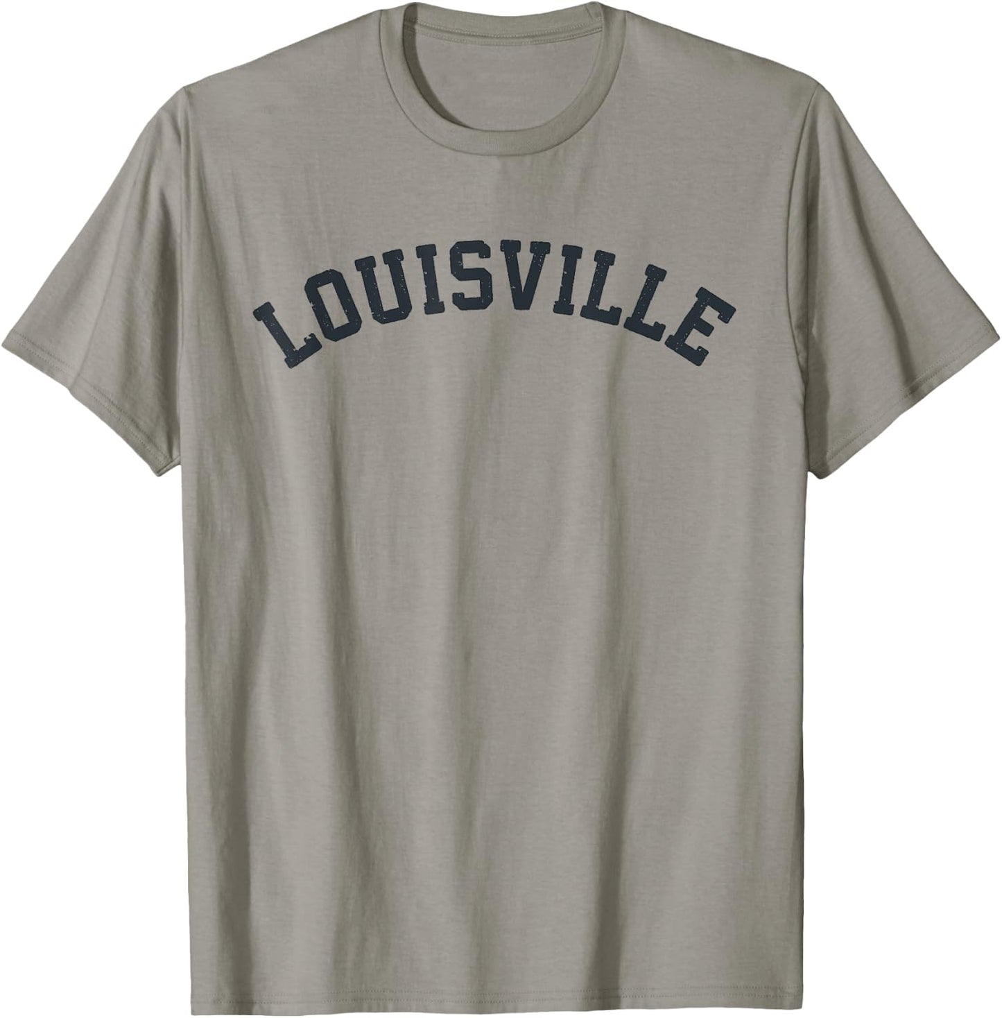 Vintage Louisville T Shirt Old Retro Louisville Sports Gift T-Shirt - T-Shirt | Sand