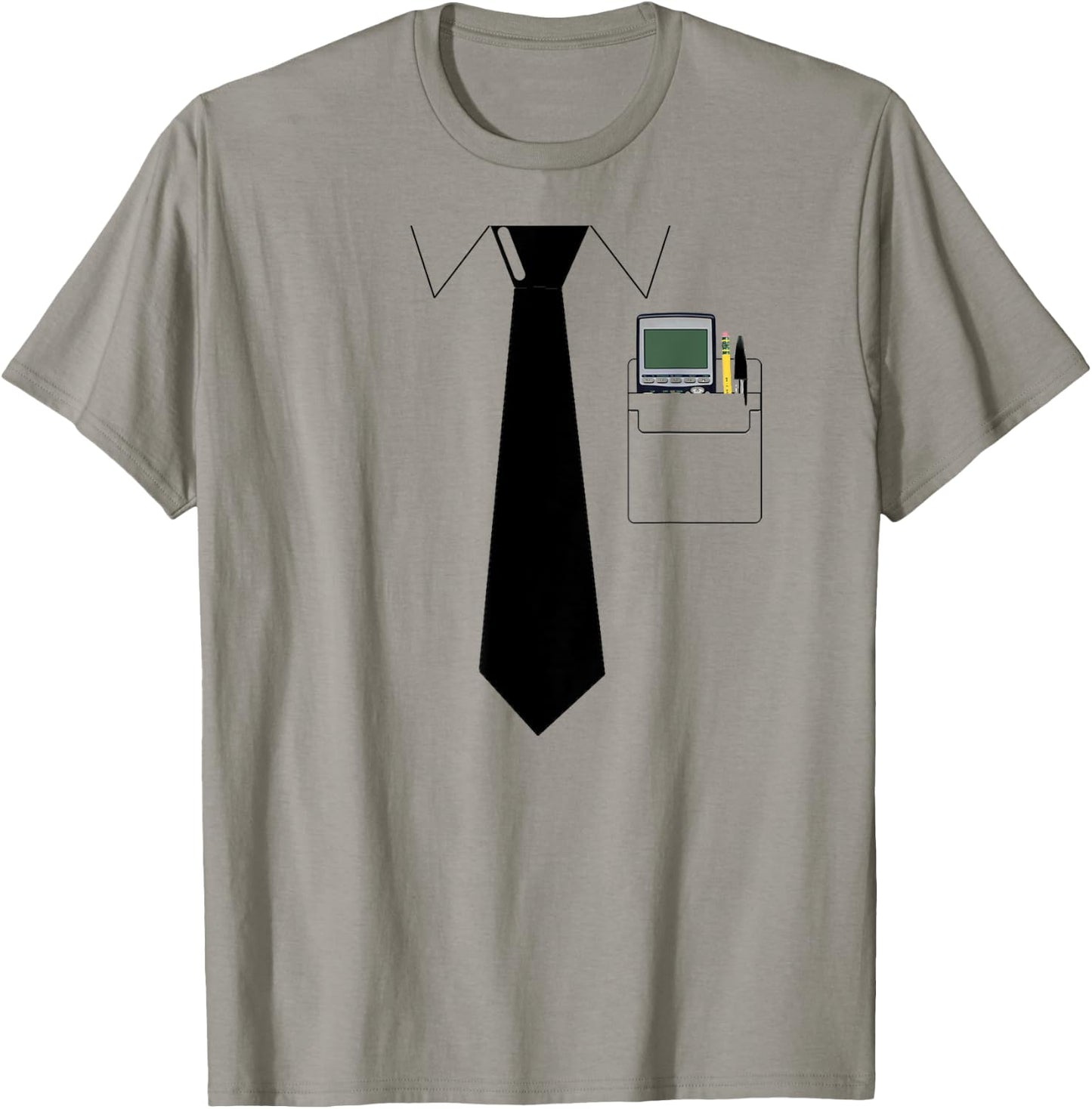 Pocket Protector | Engineer, Geek, Nerd Costume T-Shirt - T-Shirt | Sand