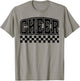 Checkered Cheer Cheerleading for Cheerleader Squad BFF Youth T-Shirt - T-Shirt | Sand