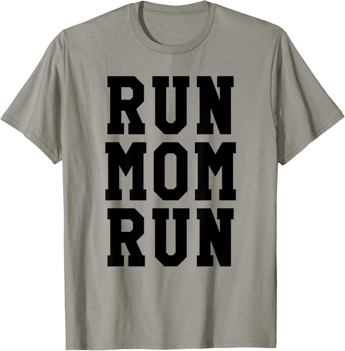 Funny Run Mom Marathon 5k Family Race Day Gift T-Shirt - T-Shirt | Sand