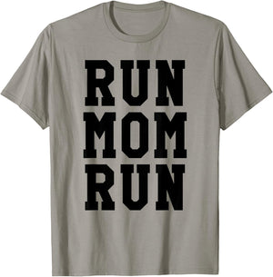 Funny Run Mom Marathon 5k Family Race Day Gift T-Shirt - T-Shirt | Sand