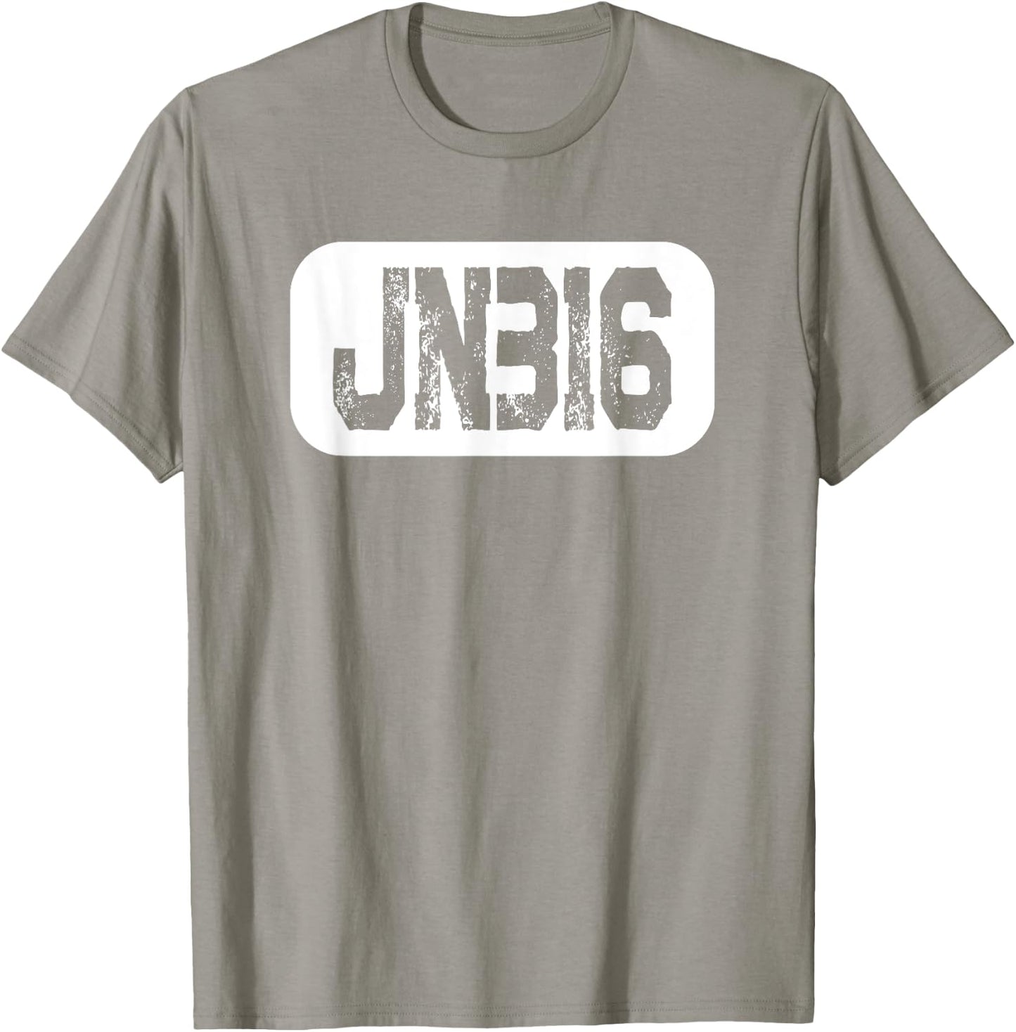 John 3:16 Bible Verse Christian Inspirational Jesus Disciple T-Shirt - T-Shirt | Sand
