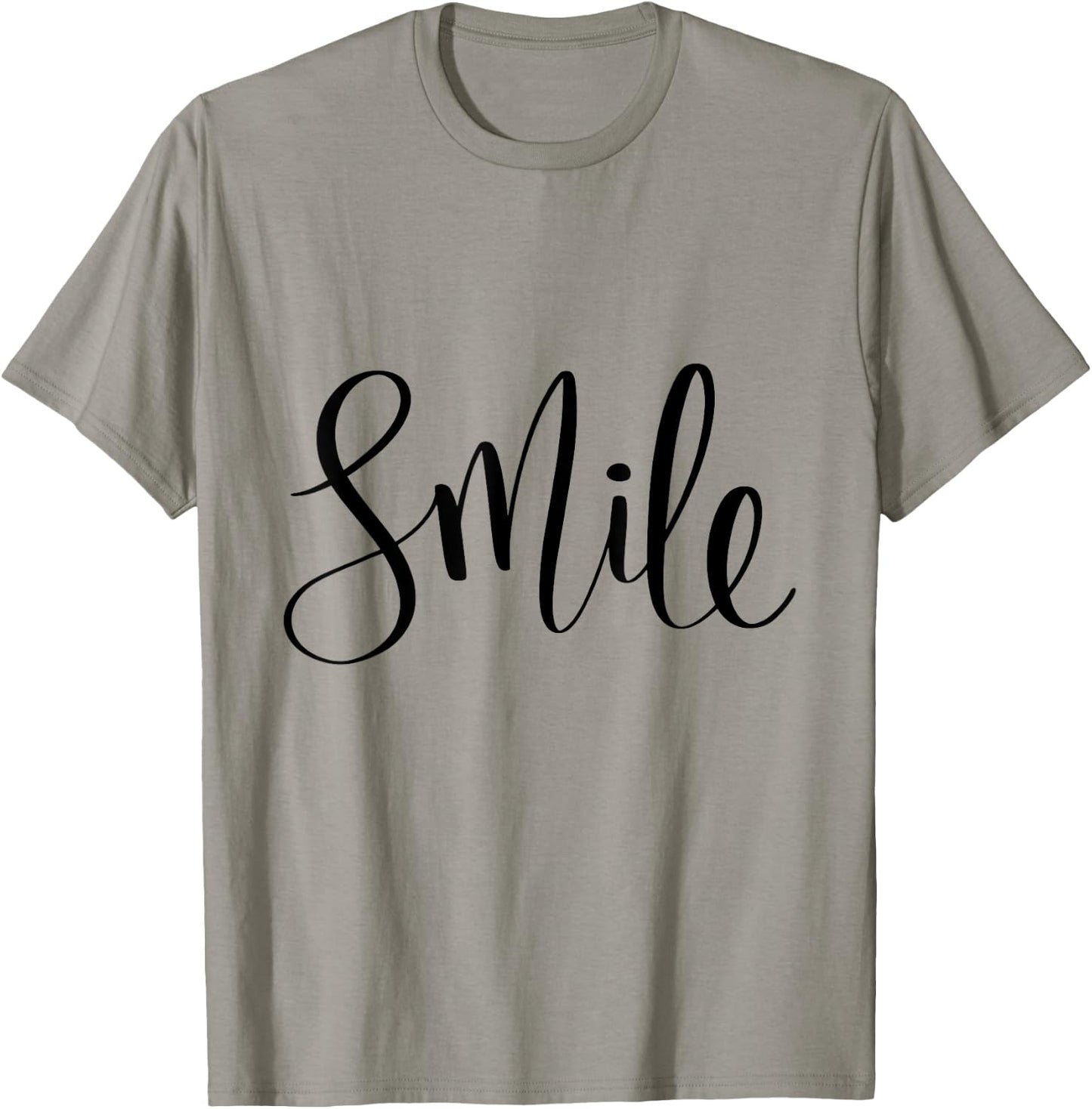 Smile Graphic Quote T-Shirt - T-Shirt | Sand