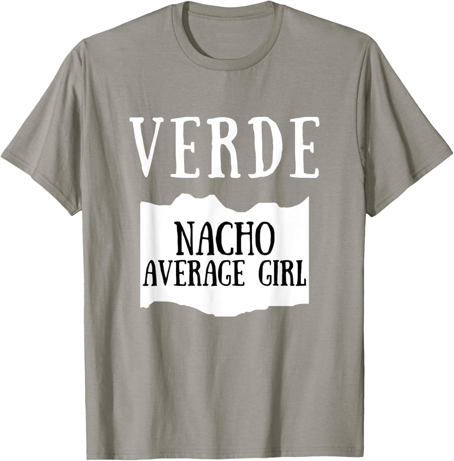 Nacho Average Girl Verde Hot Sauce Group Costume T-Shirt - T-Shirt | Sand