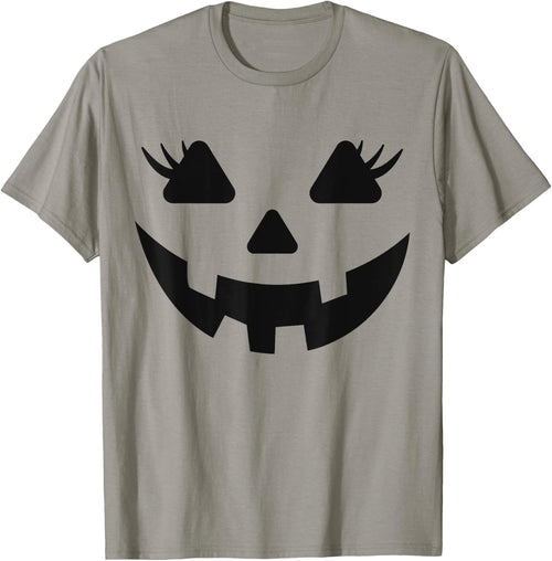 Jack O Lantern Face Pumpkin Eyelashes Halloween Women Girls