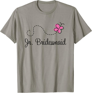 Junior Bridesmaid Wedding Girls Bridal Party T-Shirt - T-Shirt | Sand