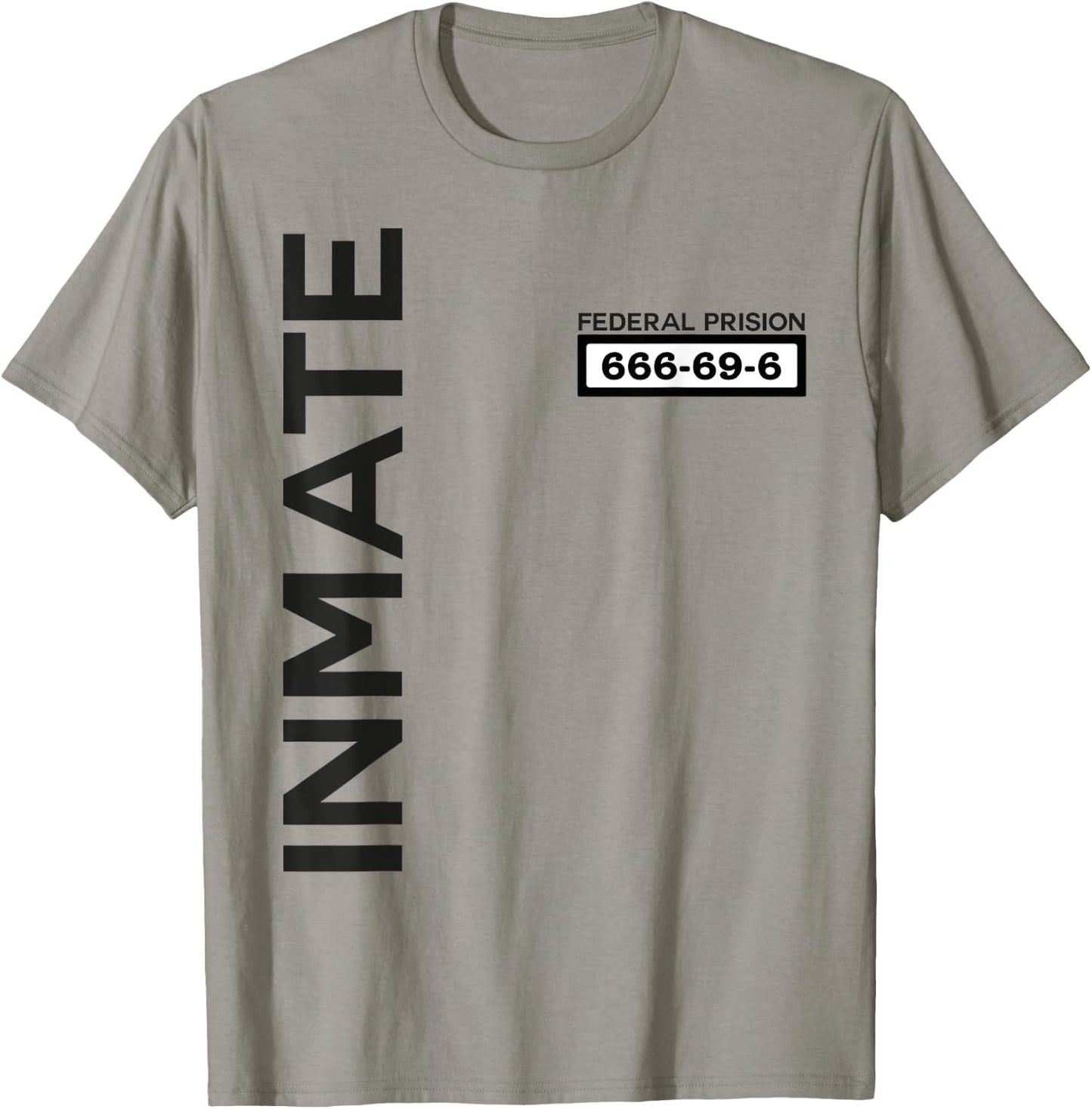 Inmate Halloween Prisoner Jail Costume Adults & Kids T-Shirt - T-Shirt | Sand