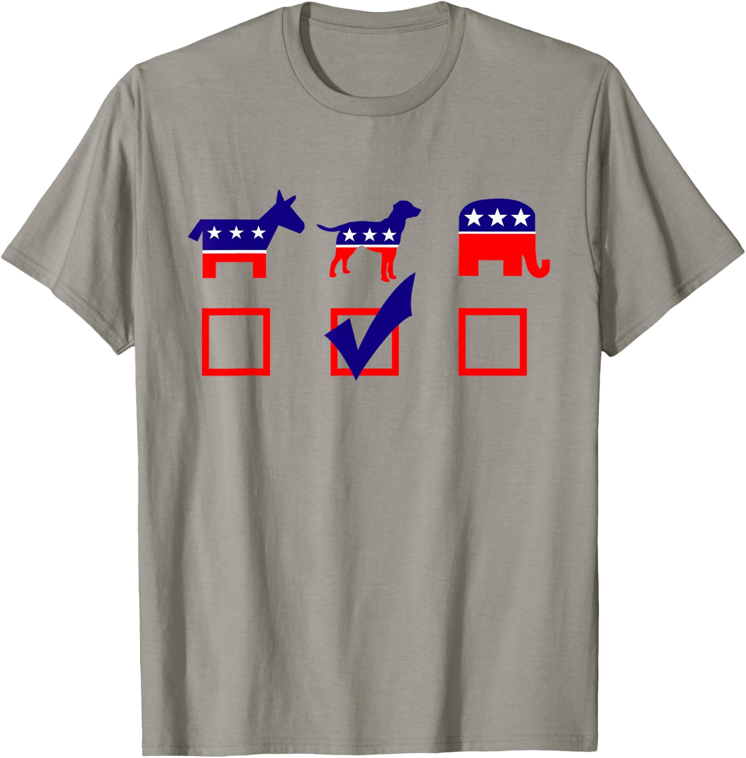 Vote Labrador For President Cool Dog Lover Shirt T-Shirt - T-Shirt | Sand