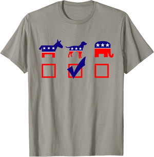 Vote Labrador For President Cool Dog Lover Shirt T-Shirt - T-Shirt | Sand