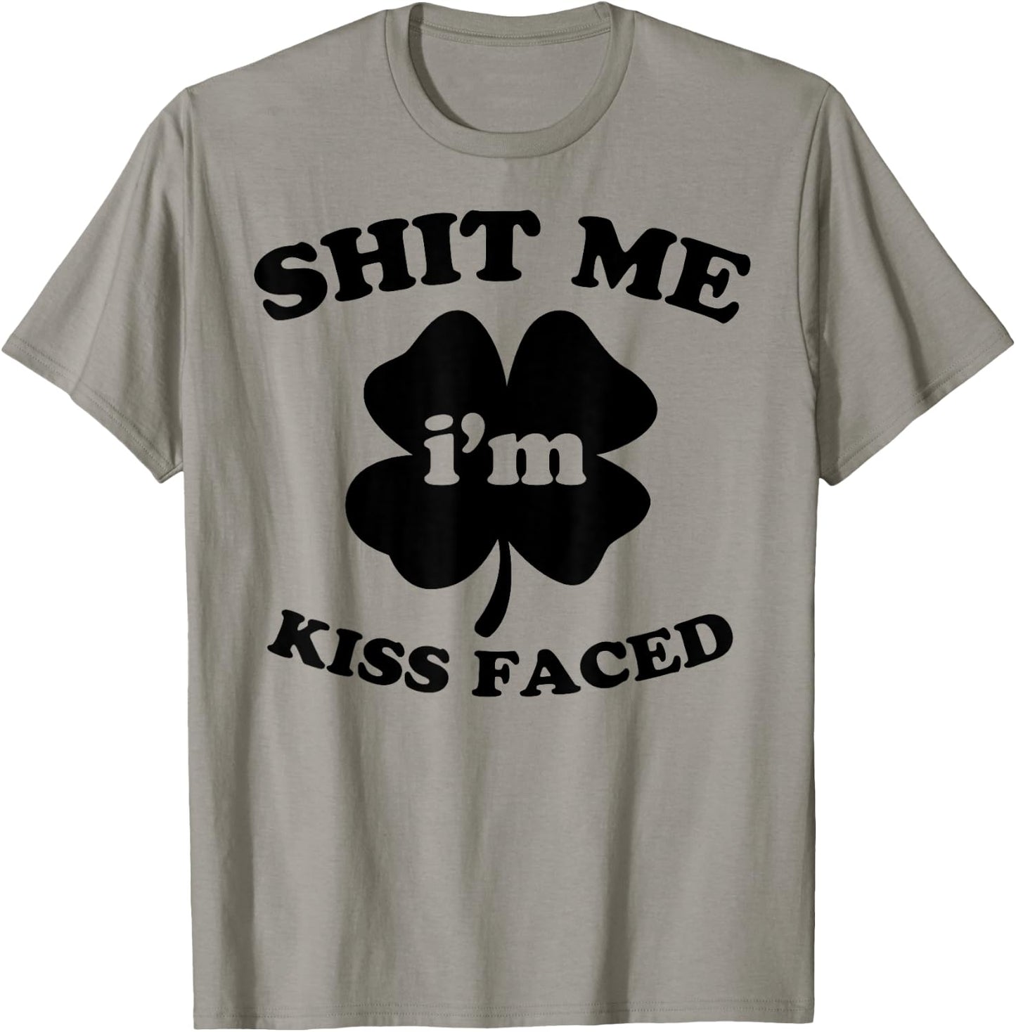 St. Patrick's Day Shirt Irish Kiss Faced T-Shirt - T-Shirt | Sand