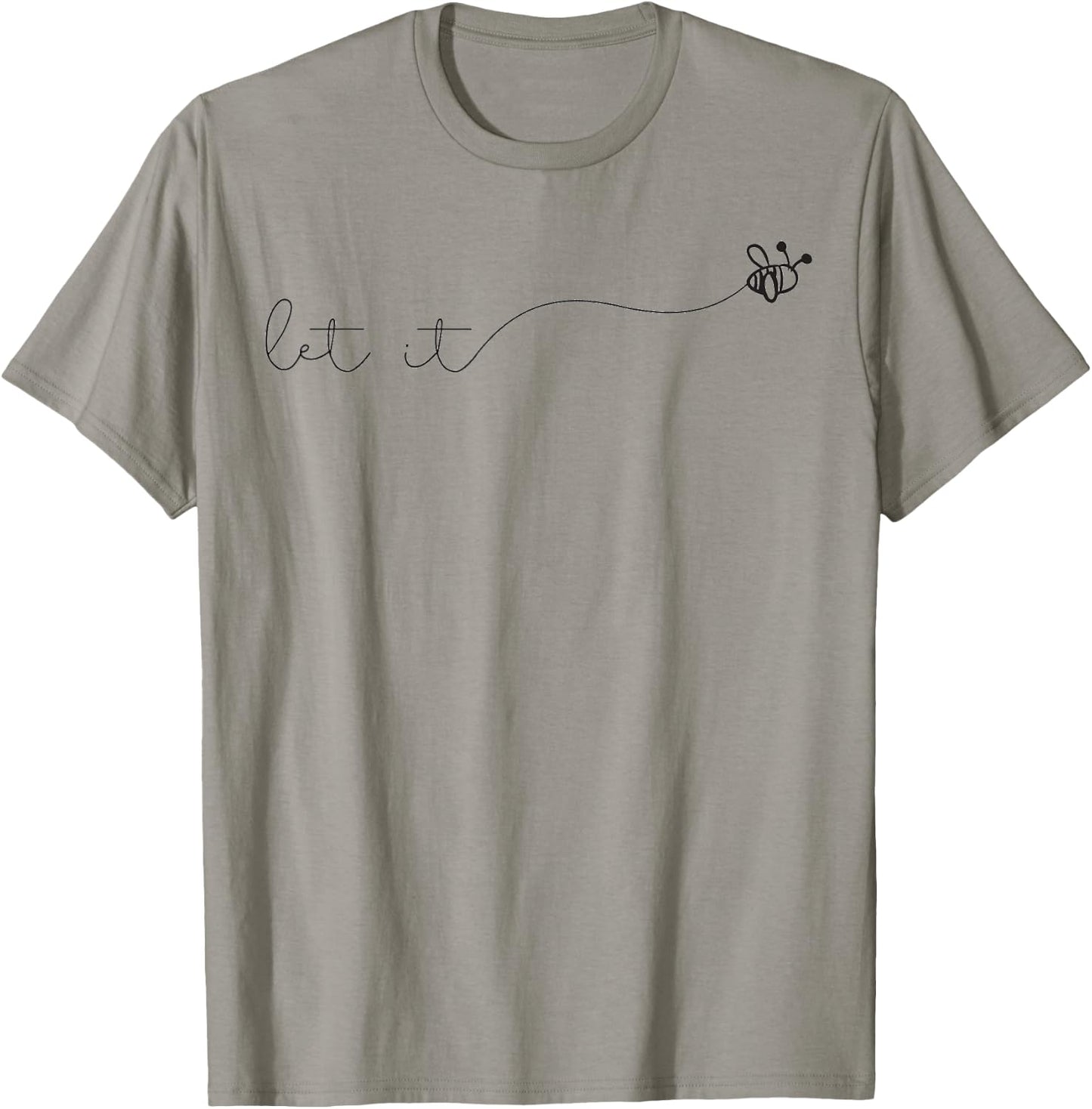 Summer Shirt with Saying Cute Beekeeper Let it Bee T-Shirt - T-Shirt | Sand