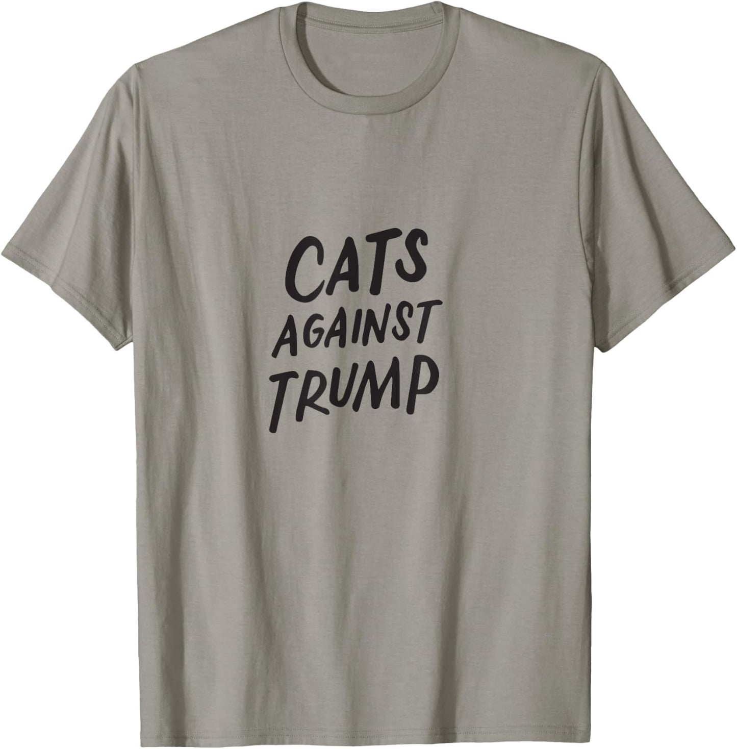 Cats Against Trump Funny Impeach Anti Trump 2020 Pet Lovers T-Shirt - T-Shirt | Sand