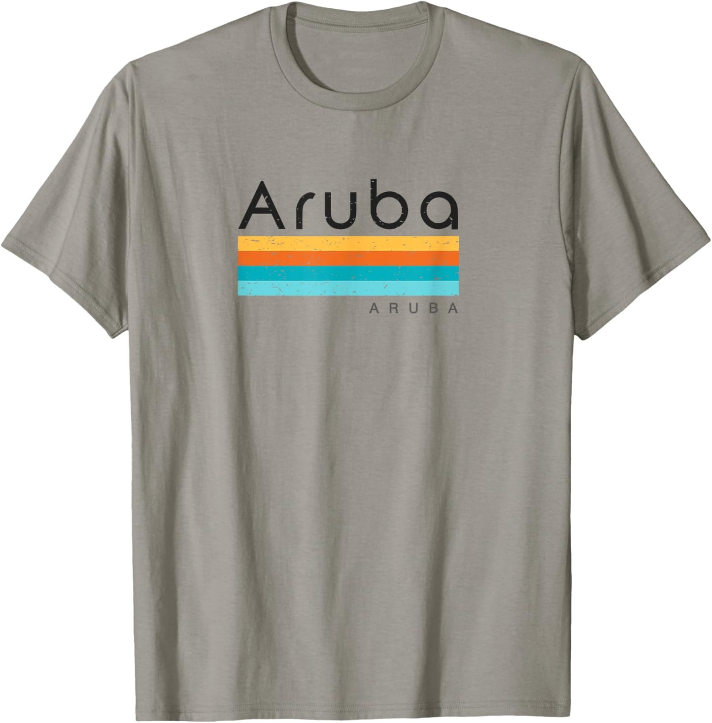 Vintage Aruba Retro Design T-Shirt - T-Shirt | Sand