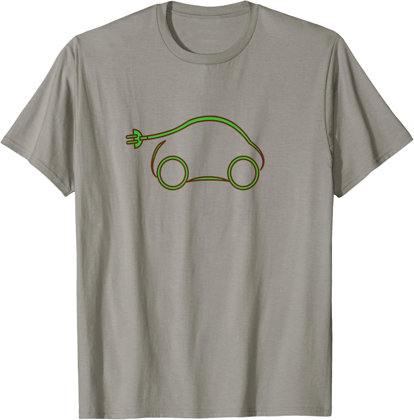 Smart Car Electric Car Vehicle T-Shirt - T-Shirt | Sand