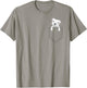 Pocket Pitbull White Puppy Cute T-Shirt - T-Shirt | Sand