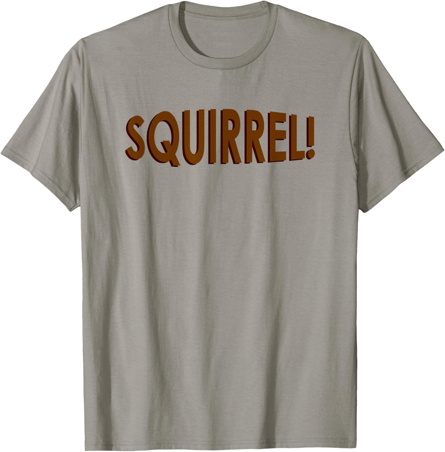 Squirrel! (with Back Design) Christmas Squirrel Aunt Bethany T-Shirt - T-Shirt | Sand