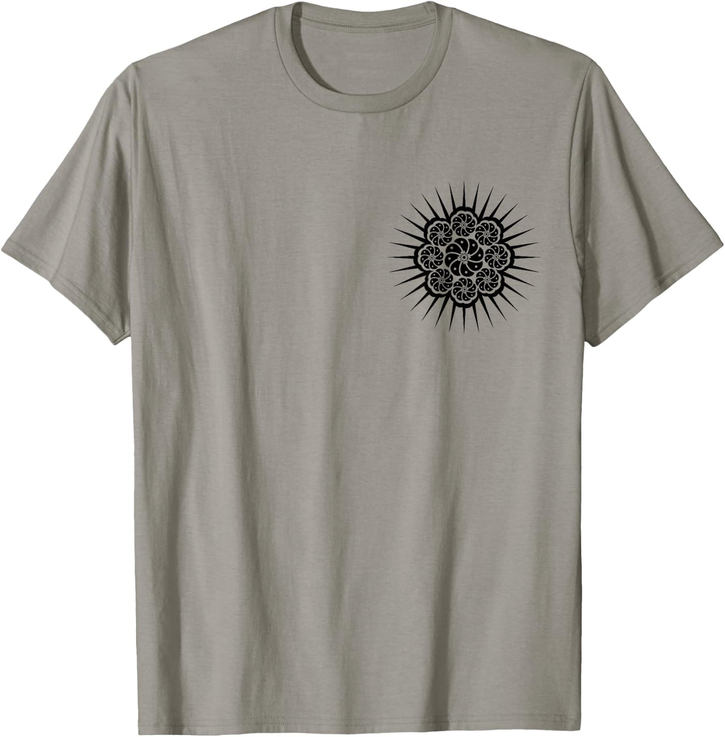 Peyote Cactus Symbol Mandala Lophophora Williamsii Desert T-Shirt - T-Shirt | Sand