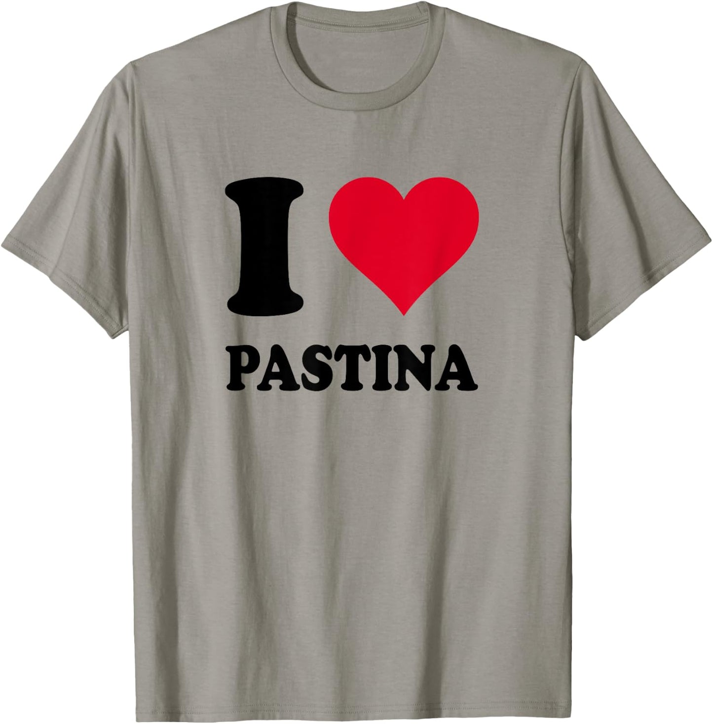 Red Heart I Love Pastina T-Shirt - T-Shirt | Sand