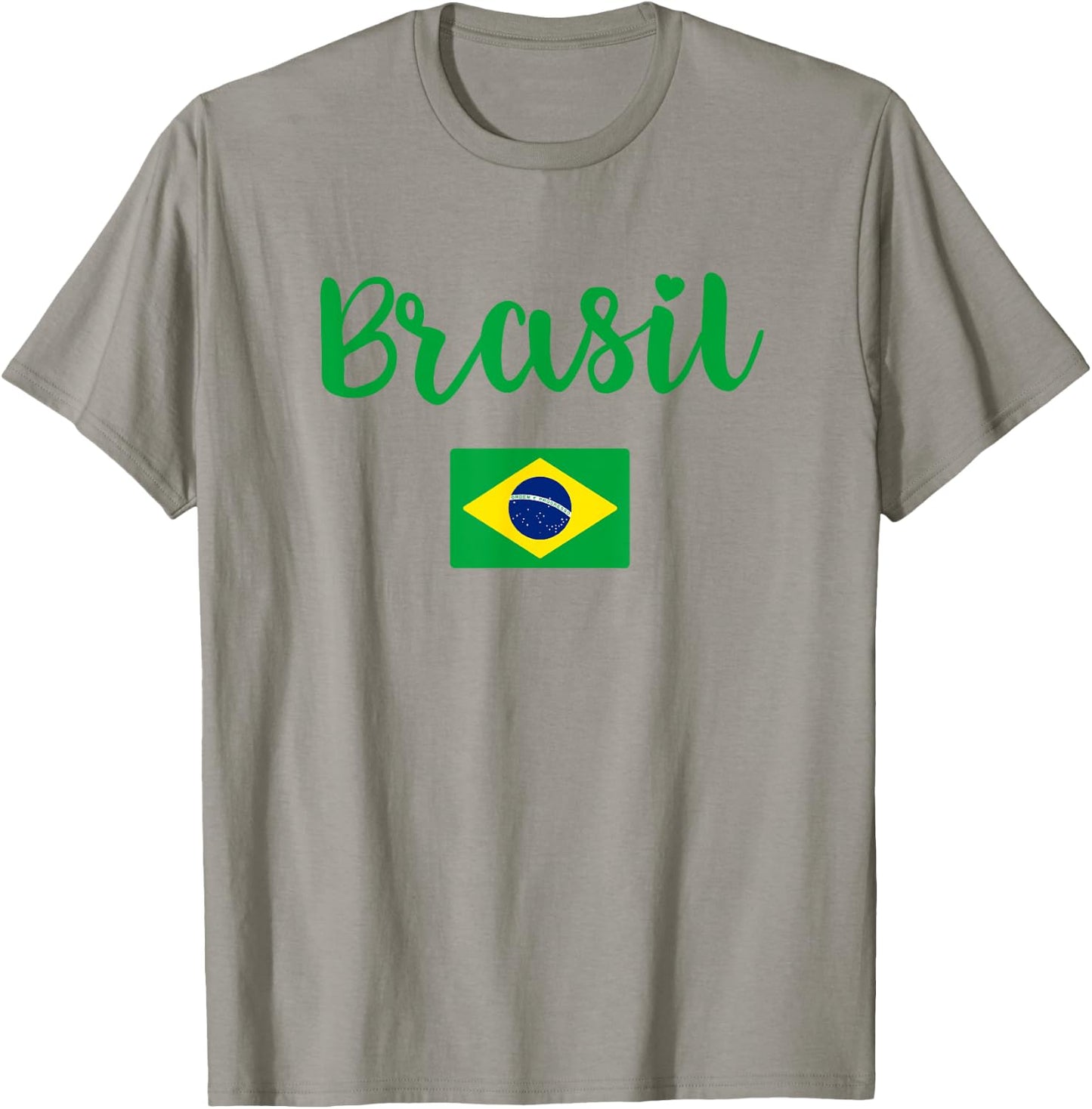 Brazilian Flag of Brazil Souvenir Women Girls Kids Brasil T-Shirt - T-Shirt | Sand
