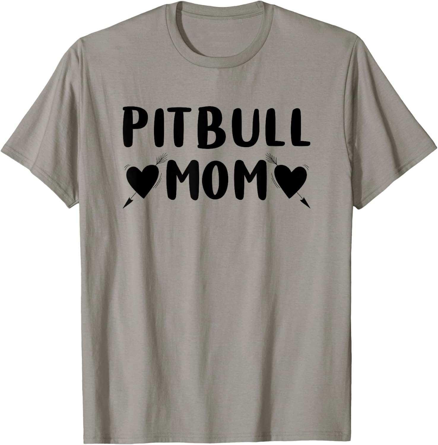 Mama Pitbull Shirt Pajama Funny Gift Mom T-Shirt - T-Shirt | Sand