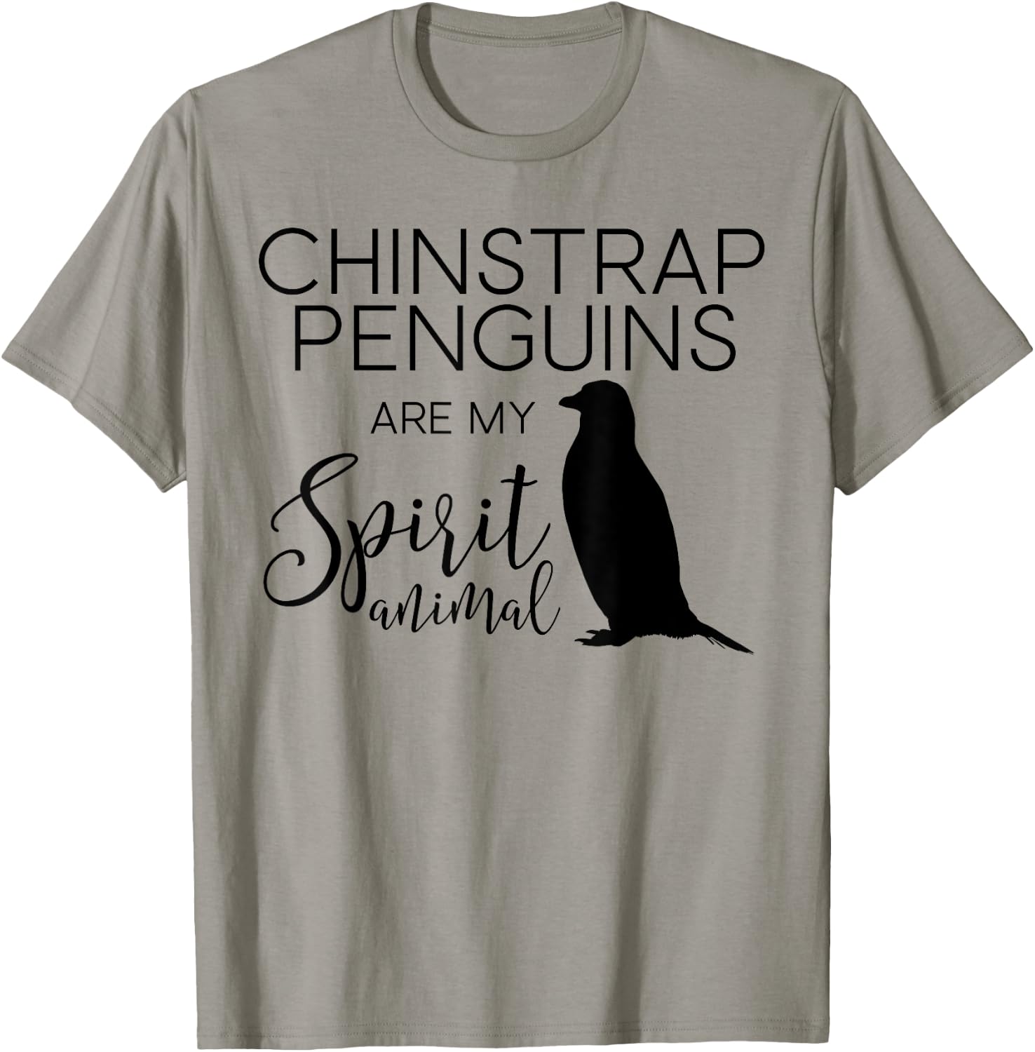 Chinstrap Penguin Spirit Animal J000378 T-Shirt - T-Shirt | Sand