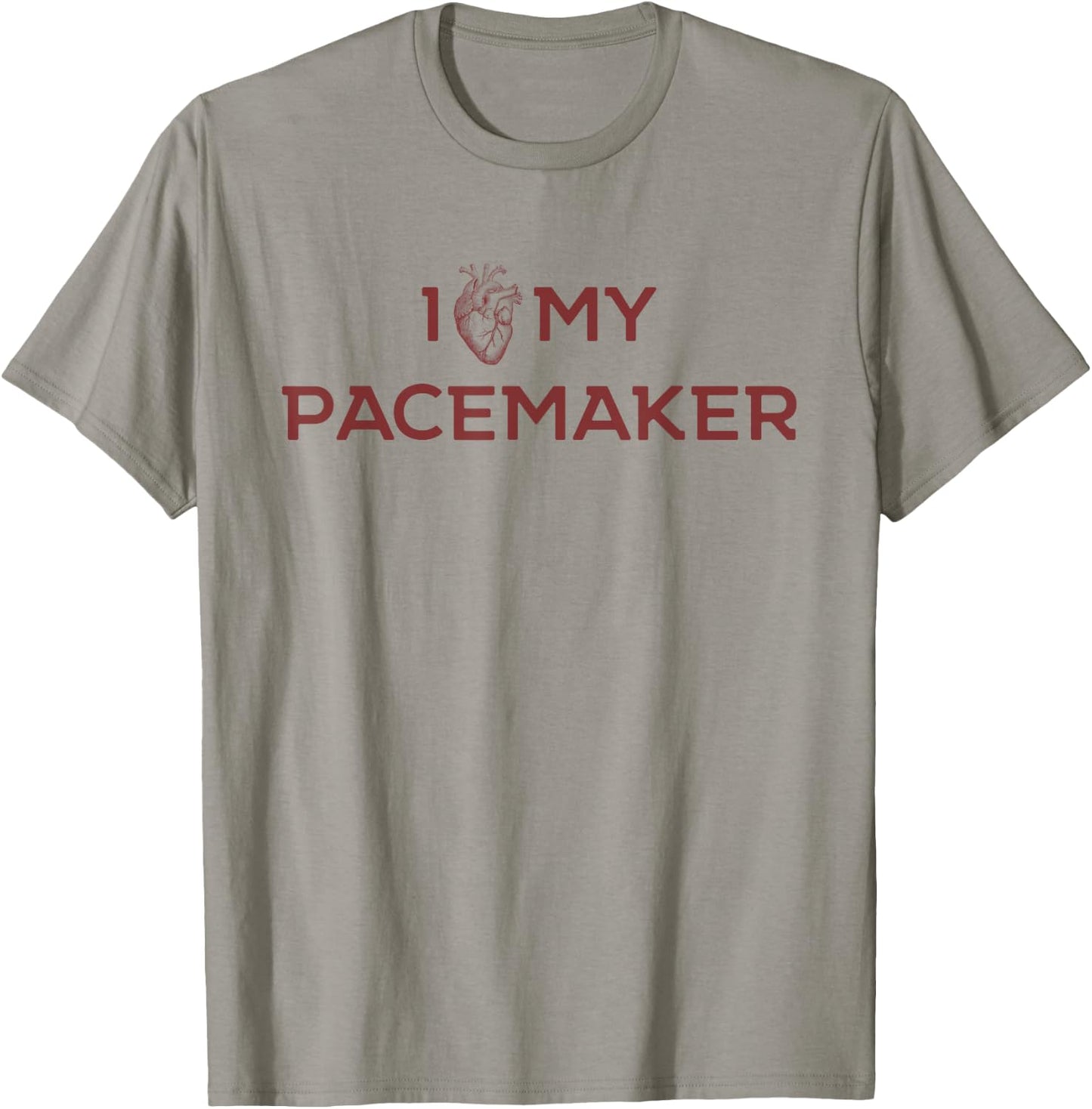Funny Cardiac Joke Love My Pacemaker Cardiology Medical T-Shirt - T-Shirt | Sand