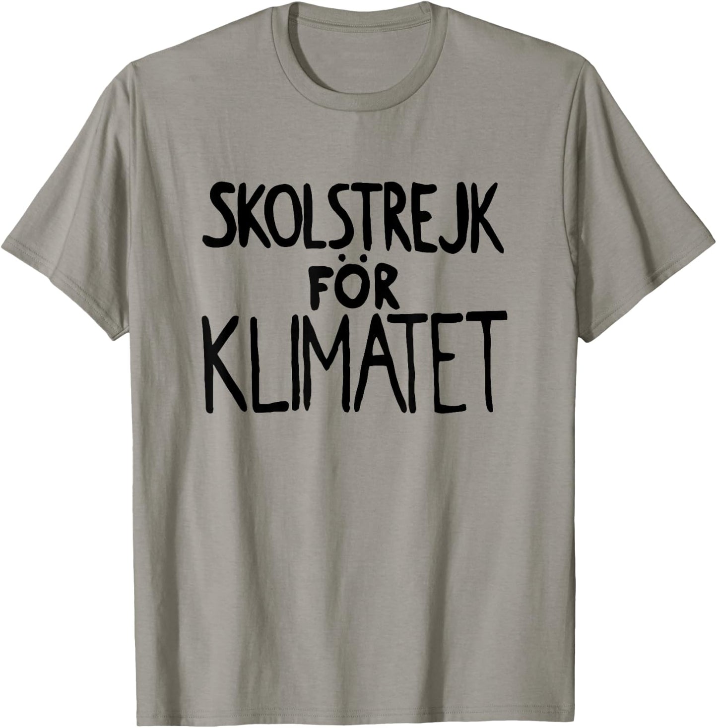 Skolstrejk för Klimatet - School Strike for the Climate T-Shirt - T-Shirt | Sand