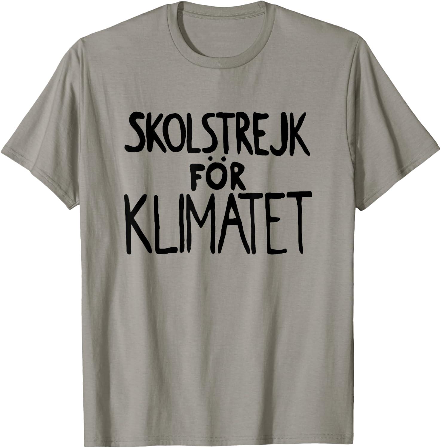 Skolstrejk för Klimatet - School Strike for the Climate T-Shirt - T-Shirt | Sand