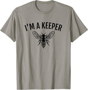 Honey Bee Apiarist Funny Beekeeping Beekeeper T-Shirt - T-Shirt | Sand